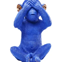 KARE Design Accessoires>Tirelire Monkey Mizaru bleu