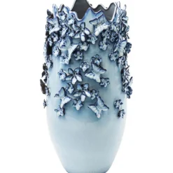 KARE Design Accessoires>Vase Butterflies bleu clair 50cm
