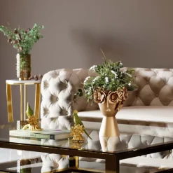 KARE Design Accessoires>Vase décoratif Flowercrown doré 20cm