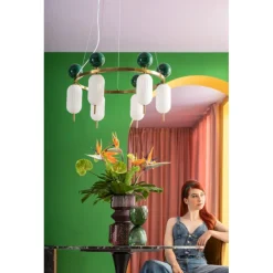KARE Design Accessoires>Vase Duetto vert 25cm
