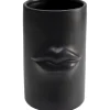 KARE Design Accessoires>Vase Labbra noir 22cm