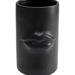 KARE Design Accessoires>Vase Labbra noir 22cm