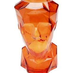 KARE Design Accessoires>Vase Prisma Face orange 30cm