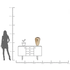 KARE Design Accessoires>Vase Royal doré 49cm