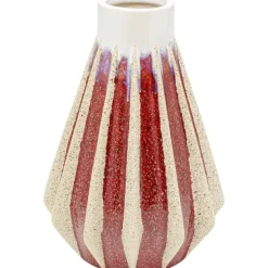 KARE Design Accessoires>Vase Tic Tac rouge 24cm