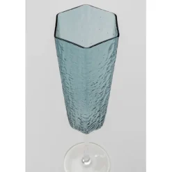 KARE Design Accessoires>Verre à champagne Cascata bleu