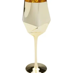 KARE Design Accessoires>Verre à vin Diamond doré