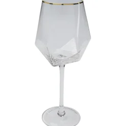 KARE Design Accessoires>Verre à vin Diamond doré Rim
